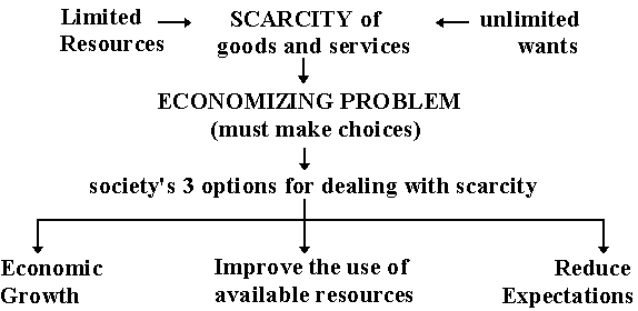 the economizing problem is