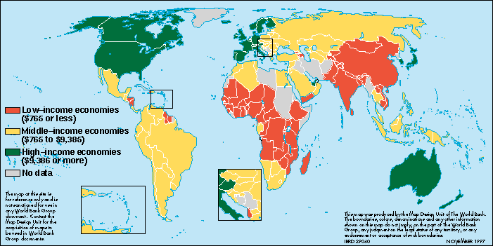 Compare the Economic Development of Different Regions Throughout History.  