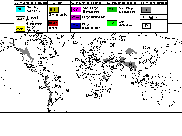 blank world climate map