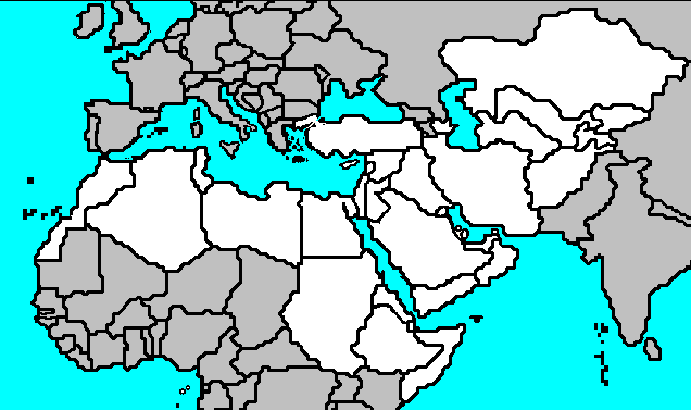 Map Quiz Countries North Africa And Southwest Asia